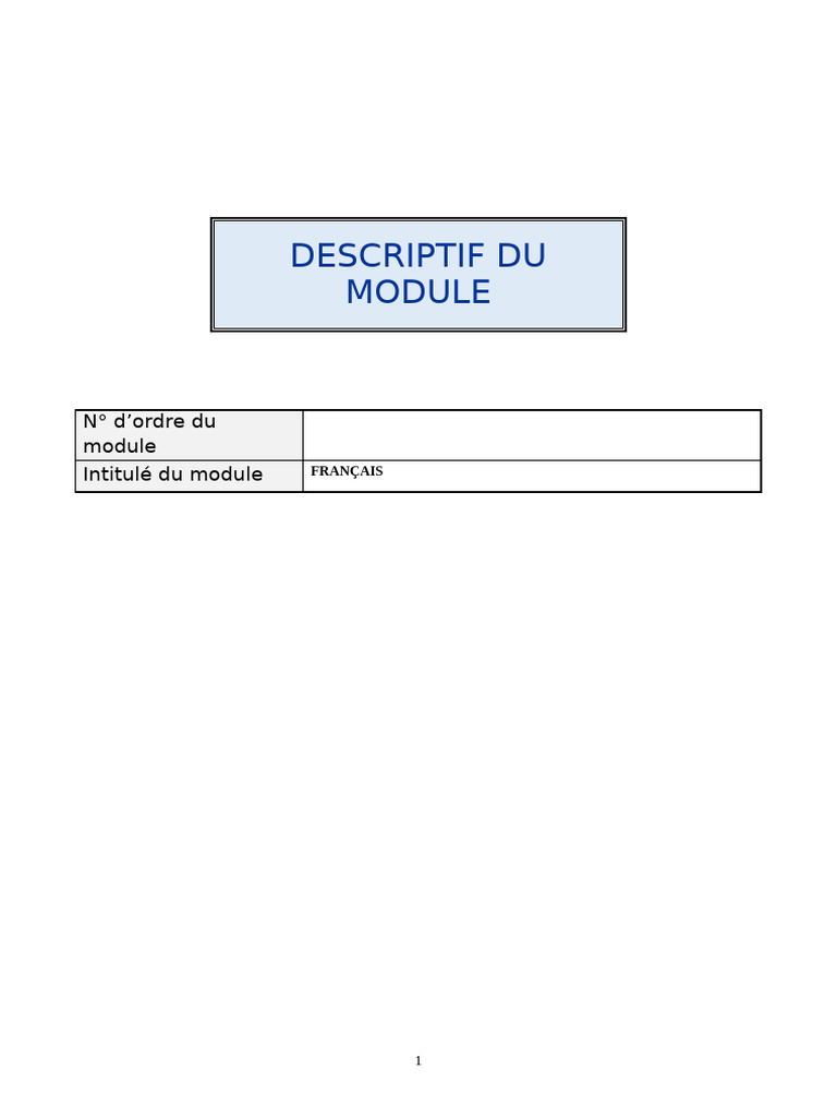 Module de Français Langue Étrangère A2-B1 | PDF | Pédagogie ...