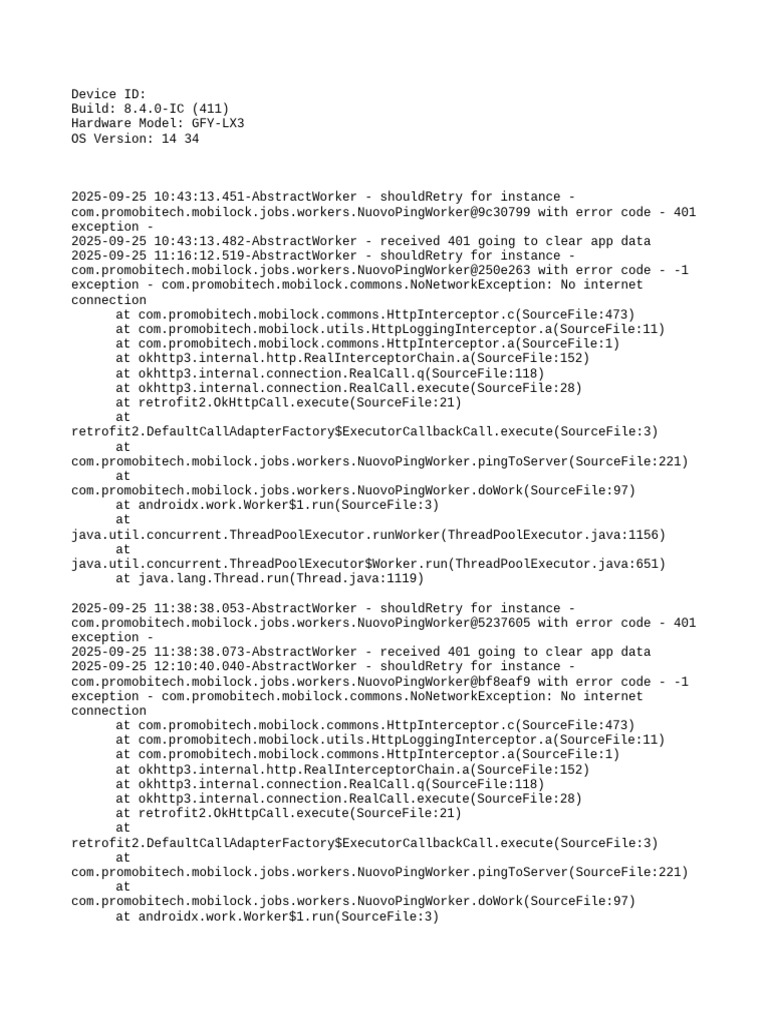 NuovoPingWorker Error Log Analysis | PDF | Computer Engineering ...