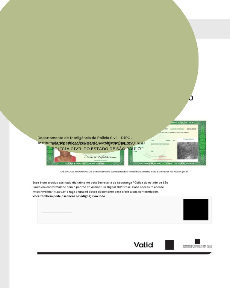 Documento Assinado Digitalmente - SSP SP | PDF