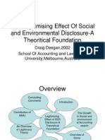 The Legitimising Effect of Social and Environmental Disclosure-A