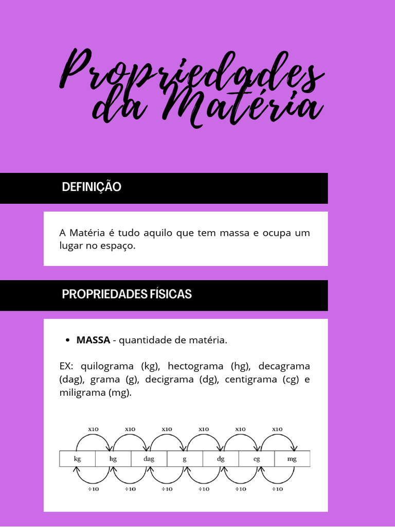 Propriedades Físicas da Matéria | PDF