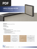 Price LFDC Laminar Flow Diffuser With Hepa Filter Submittal | PDF | Length
