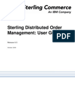 Distributed Order Management User Guide