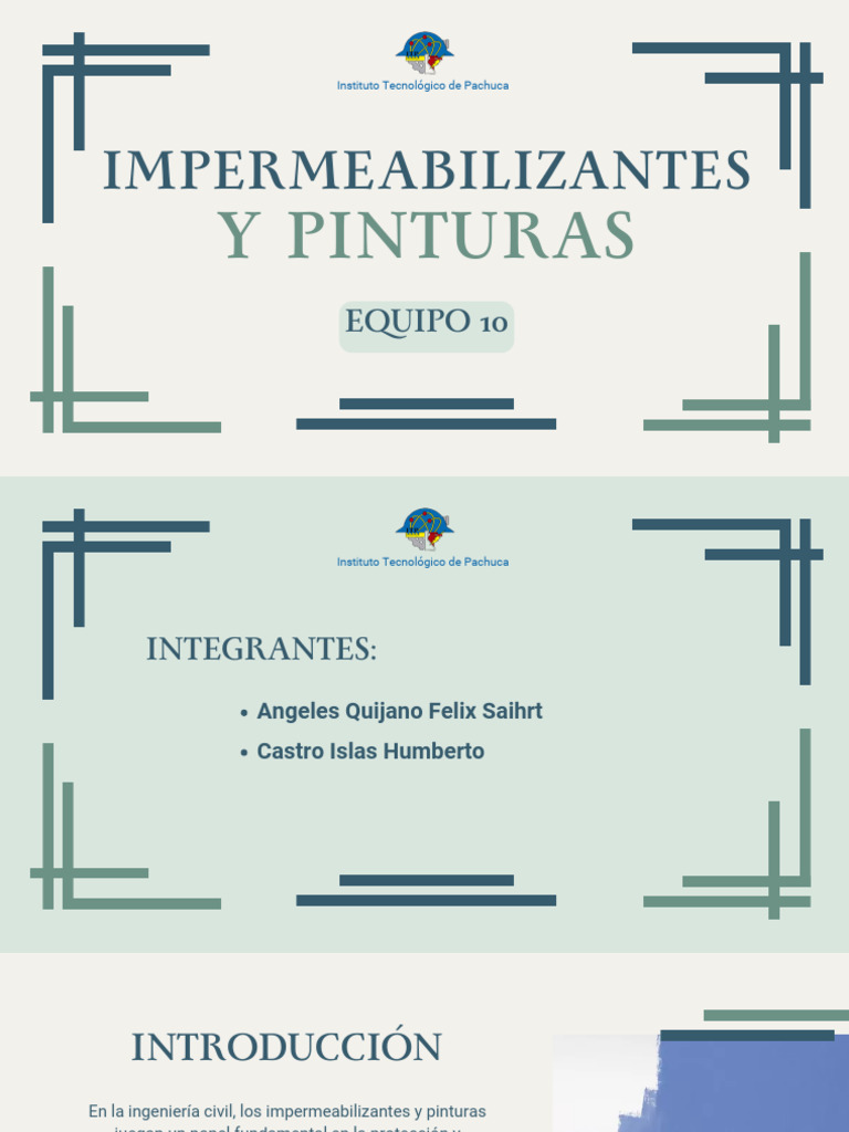 Impermeabilizantes y Pinturas en Construcción | PDF | Pintar | Hormigón