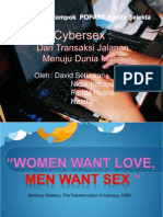 Penyimpangan Sosial ( Deviant Behavior) - Cybersex