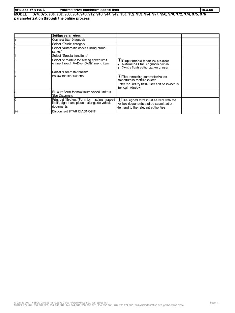 Parameterize Maximum Speed Limit | PDF