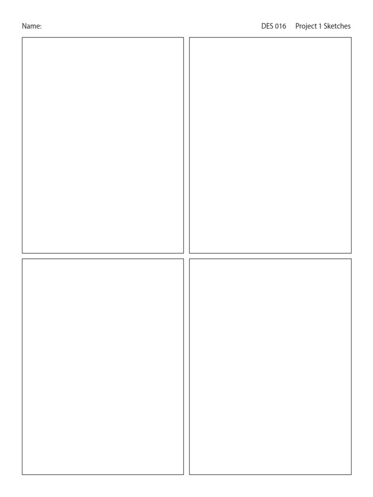 Project Thumbnail Sheets 2025 P1 | PDF