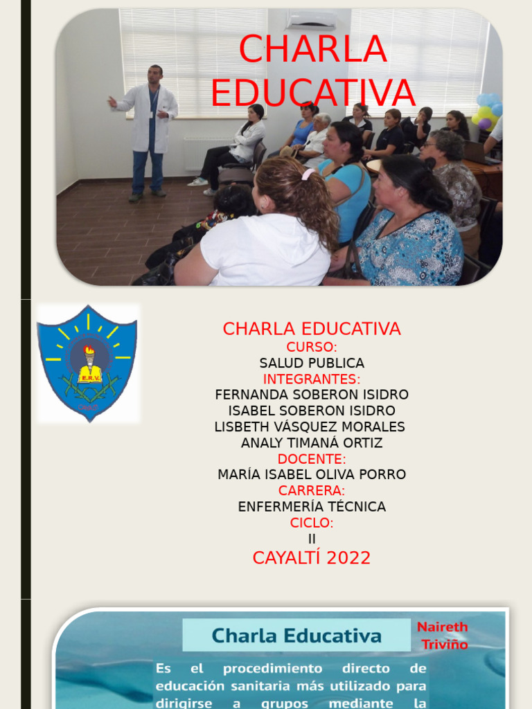 Charla Educativa Pdf 
