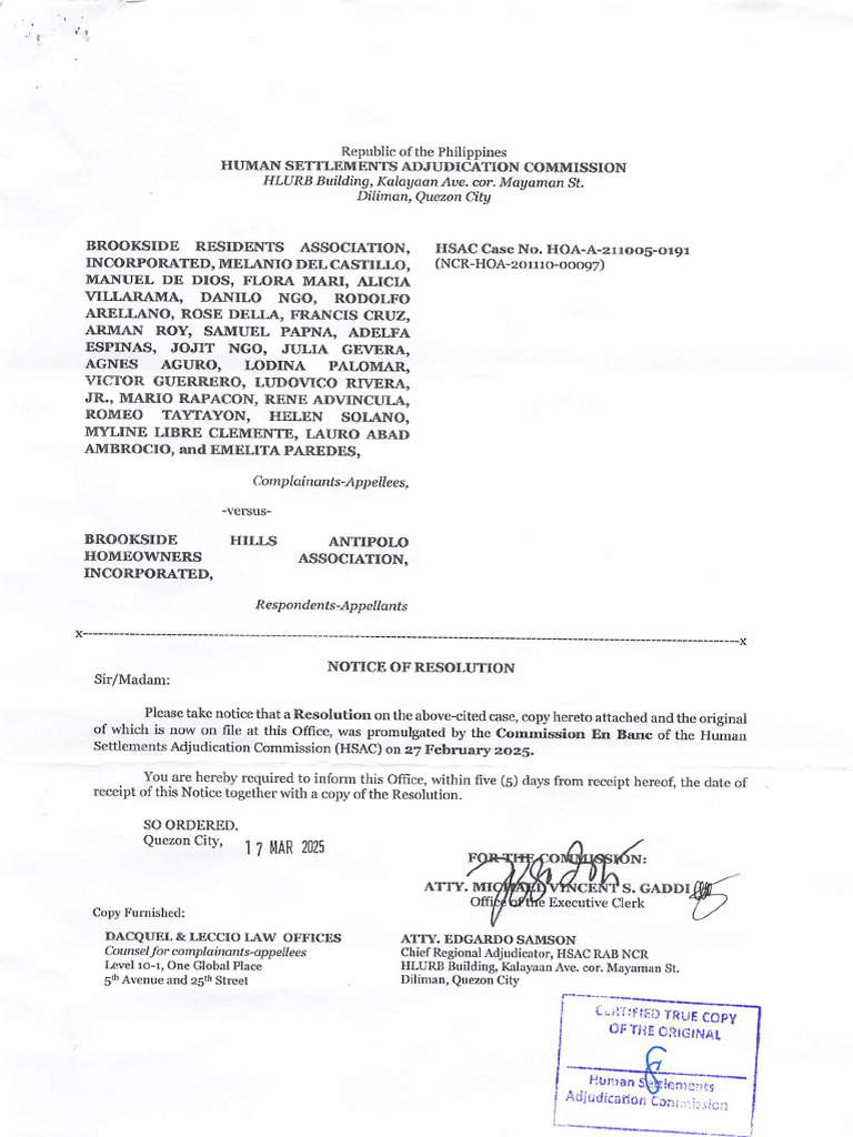 BRAI HSAC Resolution of MR | PDF
