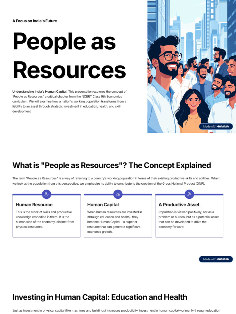 India's Human Capital: Key to Growth | PDF | Human Capital | Capital ...