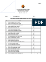 Kehadiran Mesyuarat Panitia BM