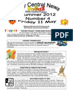 Newsletter Summer 4 2012