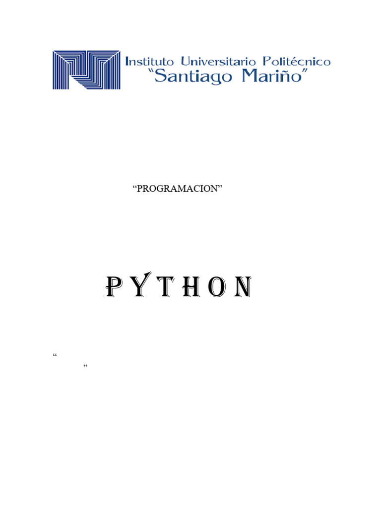Operadores y Expresiones en Python | PDF | Python (lenguaje de ...