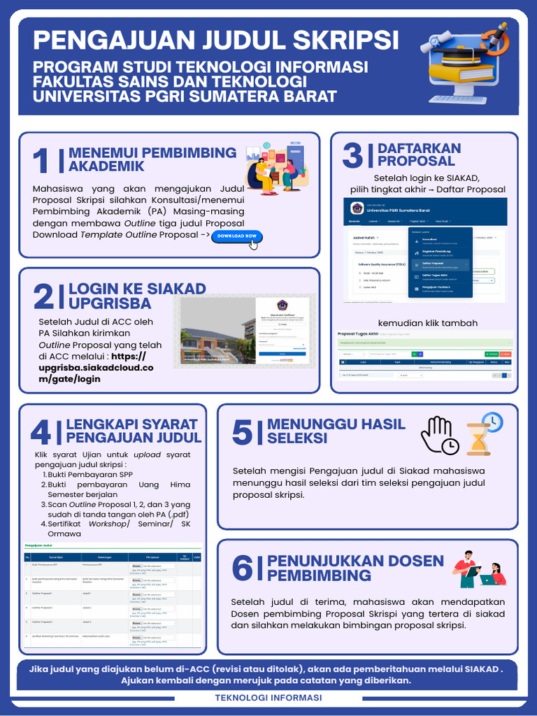 Panduan Pengajuan Judul Skripsi TI | PDF