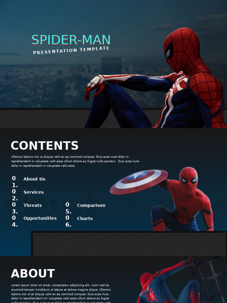 Spider-Man Presentation Template | PDF