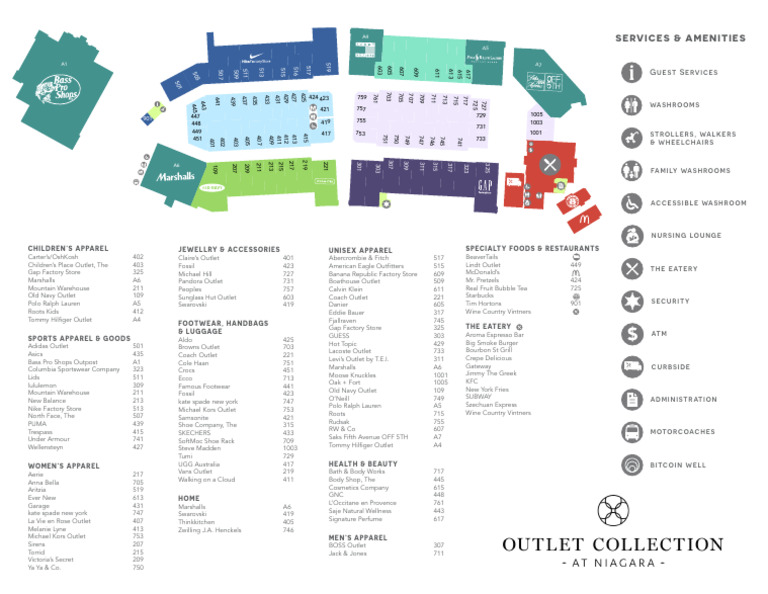 Comprehensive Outlet Store Directory | PDF | Companies | Retail ...