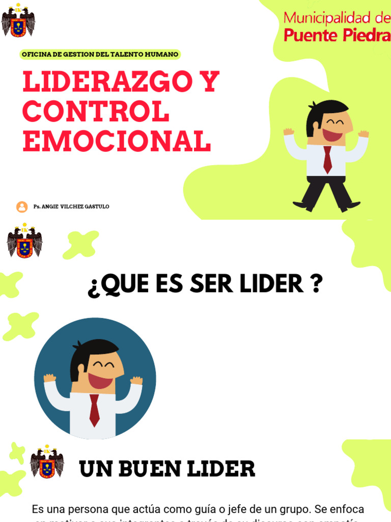 Liderazgo y Control Emocional Efectivo | PDF | Las emociones | Liderazgo