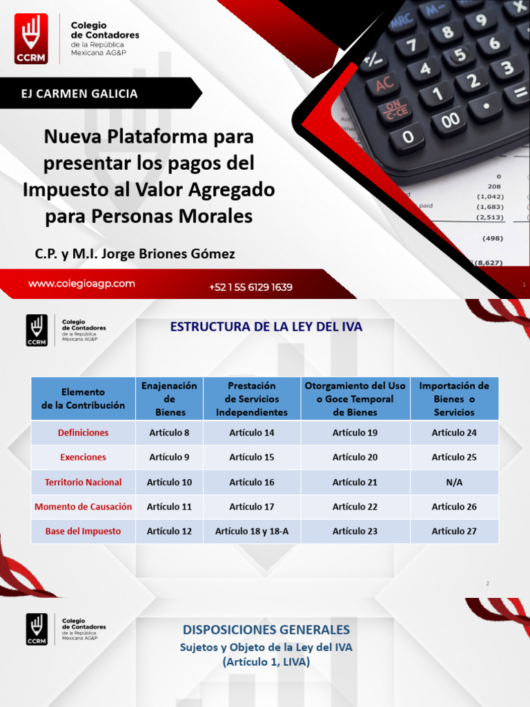 Nueva Declaracion de IVA 2024 CCPRM | PDF | Impuesto al valor agregado ...