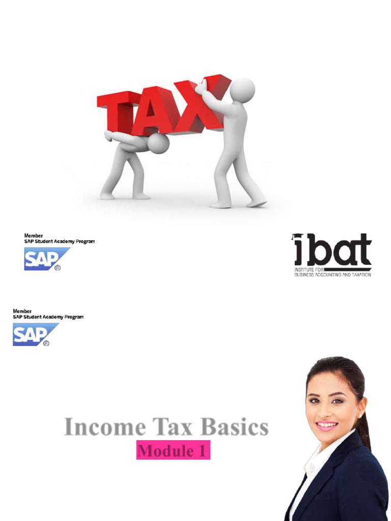 Study Material Income Tax - Bcom 24 | PDF | Depreciation | Taxes