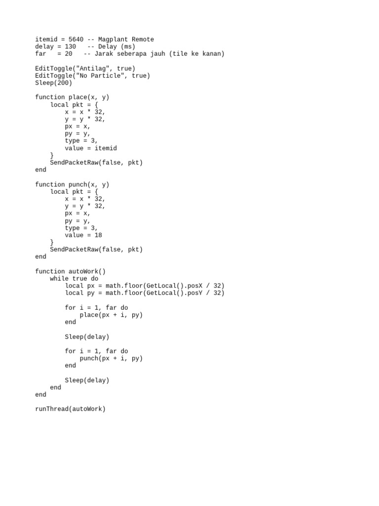 Magplant Remote Automation Script | PDF