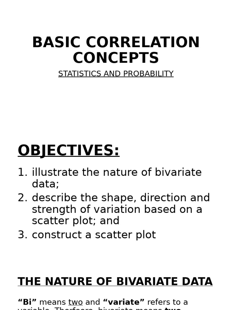 Basic Correlation Concepts | PDF | Scatter Plot | Cost Of Living