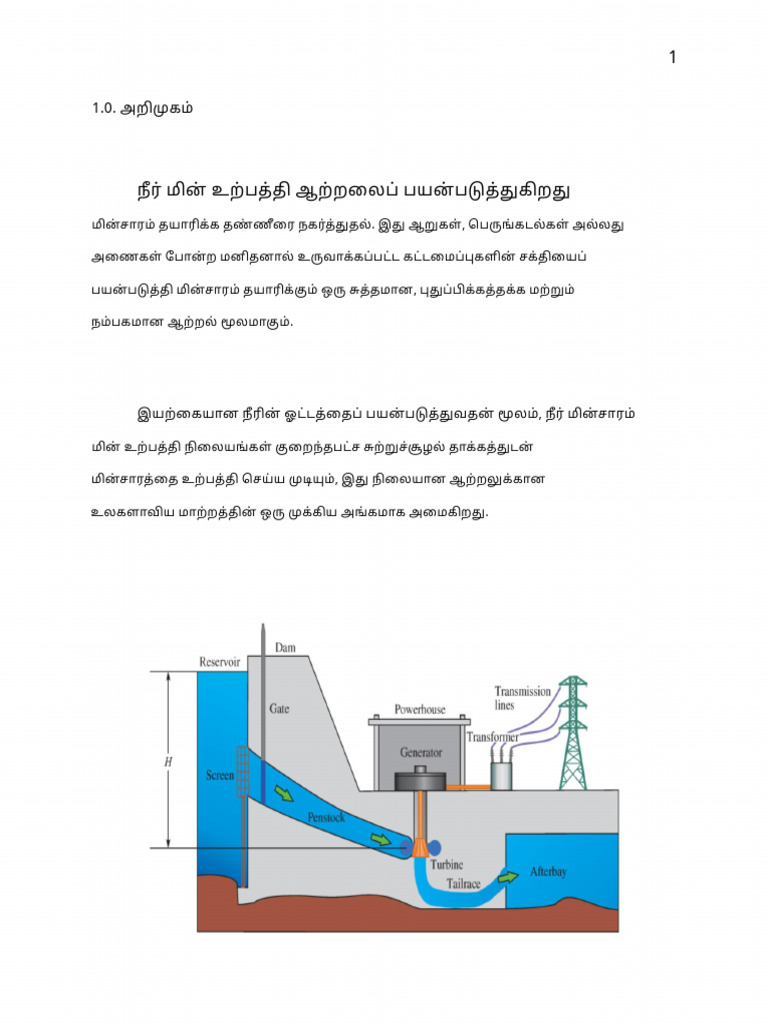 Hydroelectric Power Generation | PDF