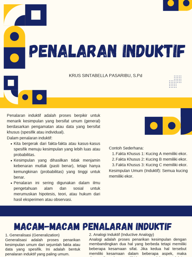 Penalaran Induktif: Definisi dan Contoh | PDF