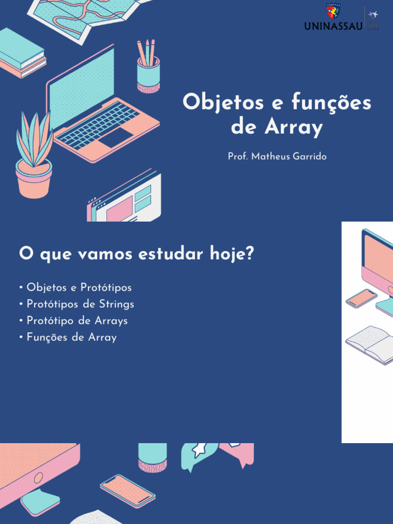Objetos e Funções de Array em JavaScript | PDF | String (Ciência da ...
