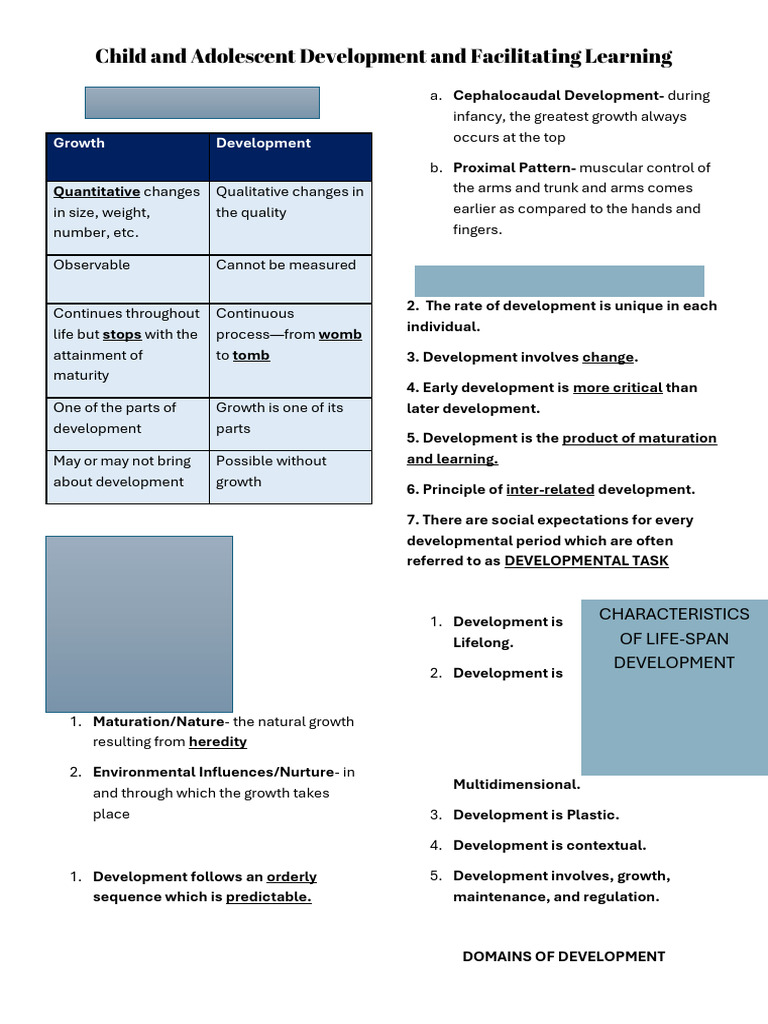 Child and Adolescent Development Insights | PDF | Classical ...