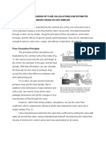 Article Flow Calculations for Valve Sizing