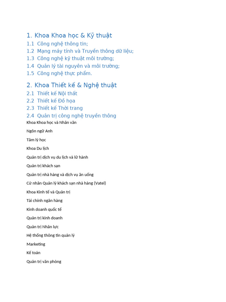 Multilevel List | PDF