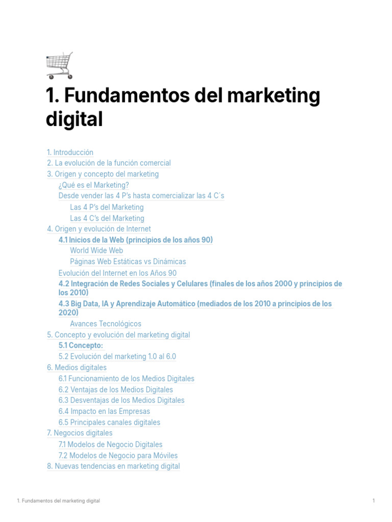 Fundamentos del Marketing Digital | PDF | Marketing | Publicidad digital