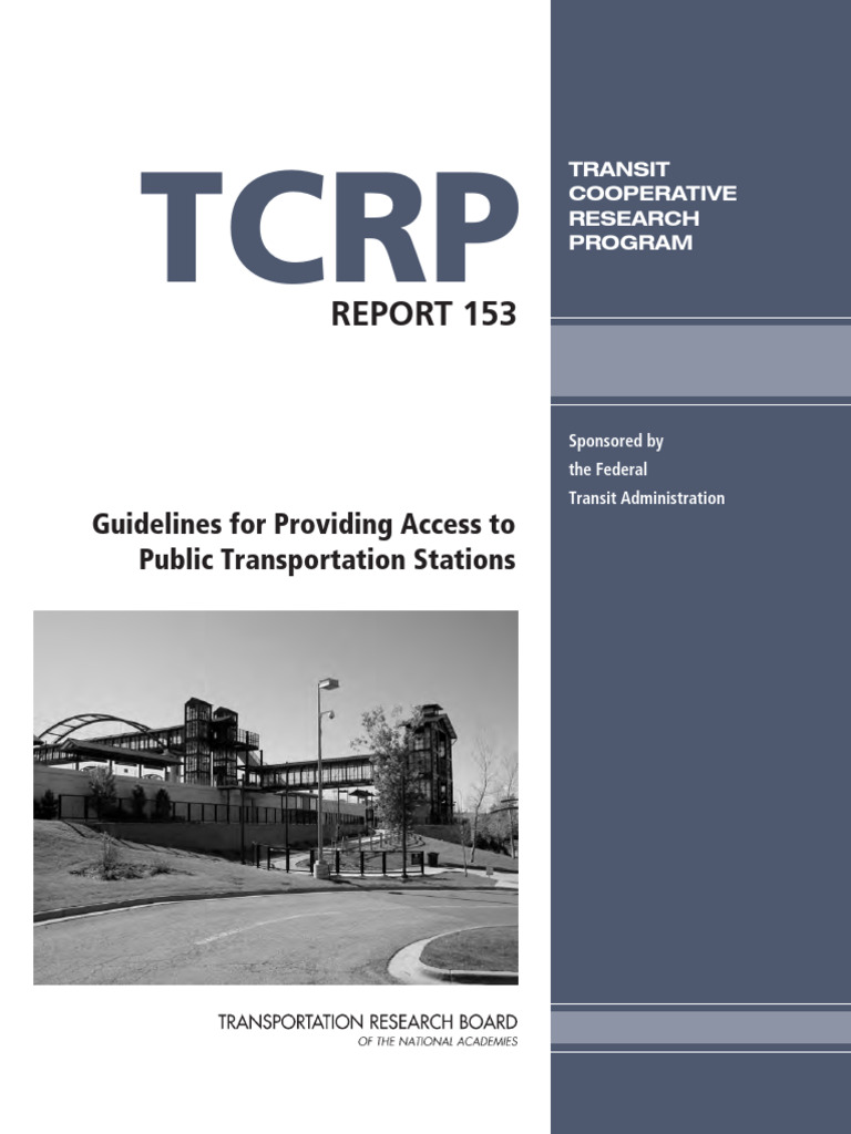 Access Guidelines for Transit Stations | PDF | Public Transport | Rapid ...