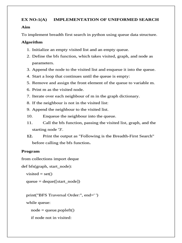 Python Search Algorithms Implementation | PDF | Applied Mathematics ...