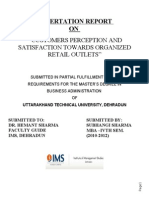 "Customers Perception and Satisfaction Towards Organized Ret - Doc11