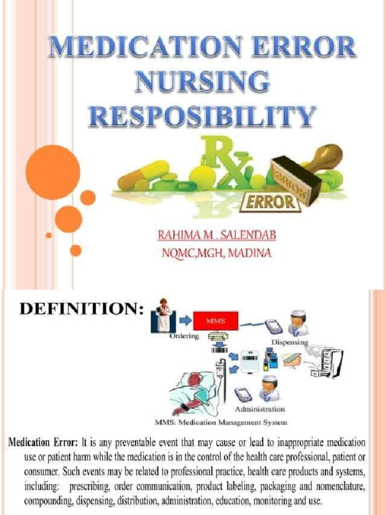 Medication Error | PDF