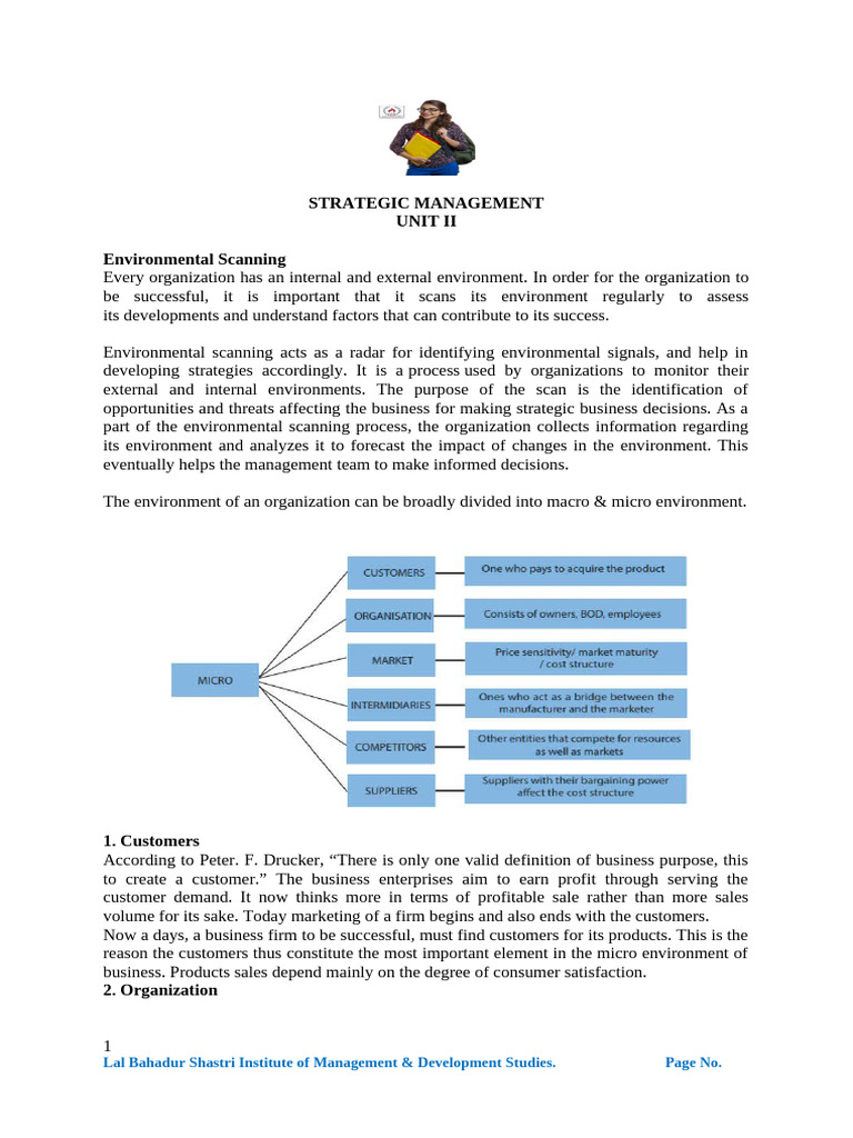 Strategic Management Unit II New | PDF | Competitive Advantage ...
