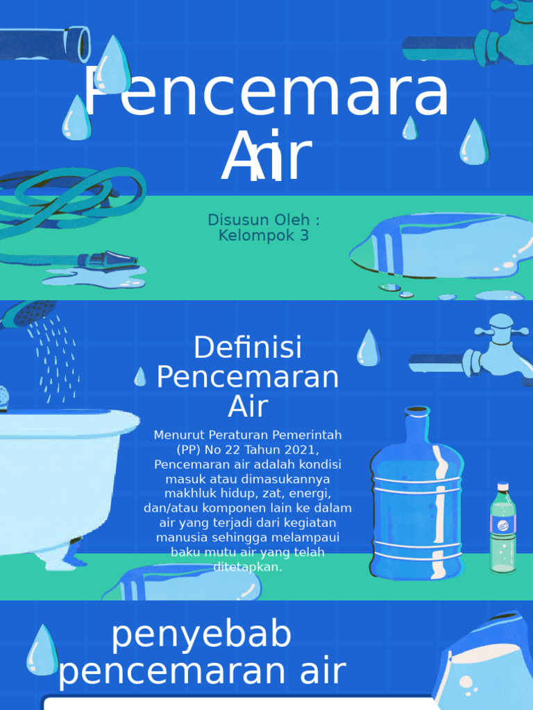Penyebab dan Solusi Pencemaran Air | PDF