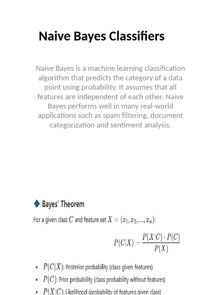 Navie Bayes | PDF
