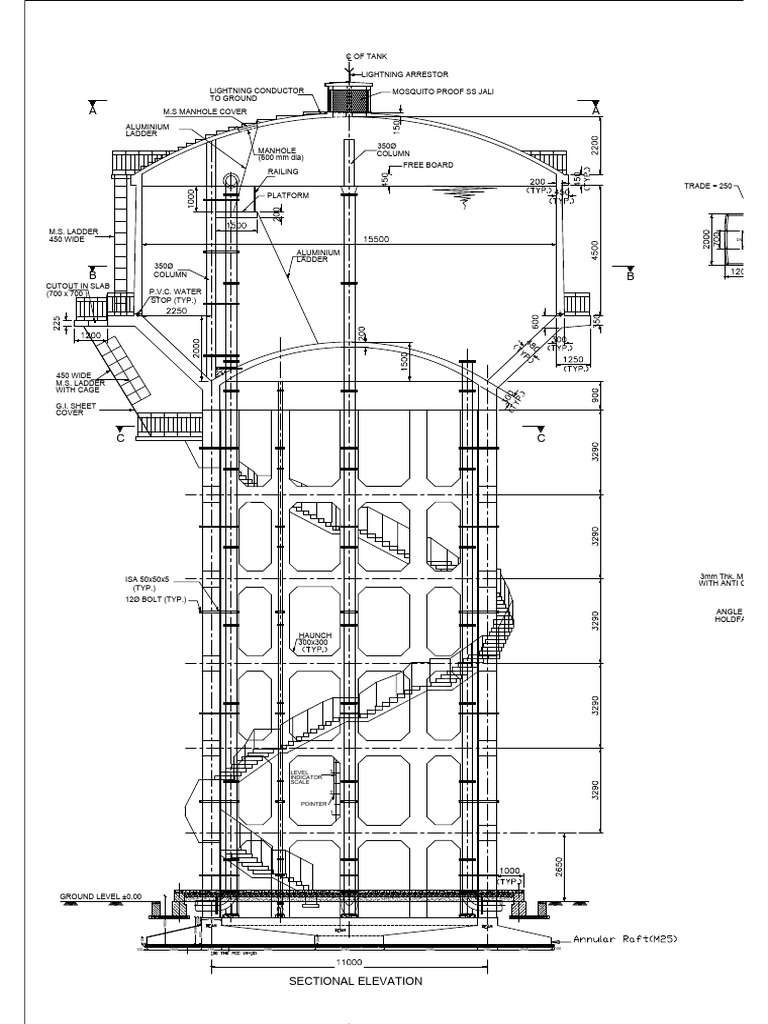 Ground Level Sectional Elevation Details | PDF