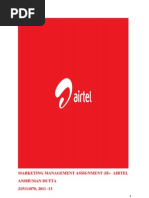  AIRTEL Marketing and Promotion