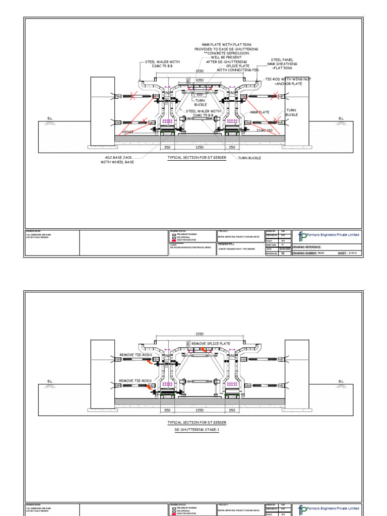 DT Girder De-shuttering Process | PDF | Civil Engineering | Structural ...