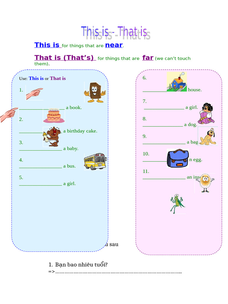 This That Fun Activities Games Grammar Drills 119920 | PDF