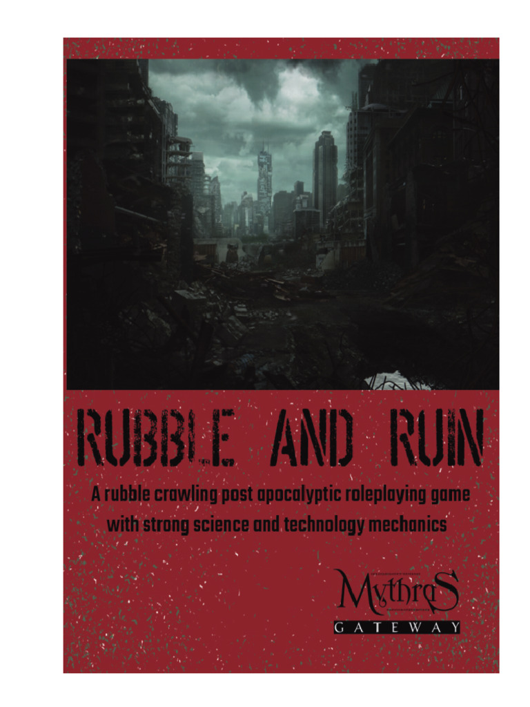 Post-Apocalyptic RPG: Rubble and Ruin | PDF | Cyborg