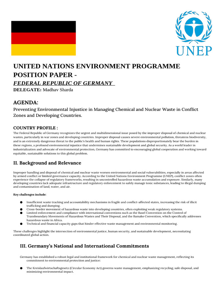 Germany's Strategy on Chemical Waste Justice | PDF | Waste | Waste ...