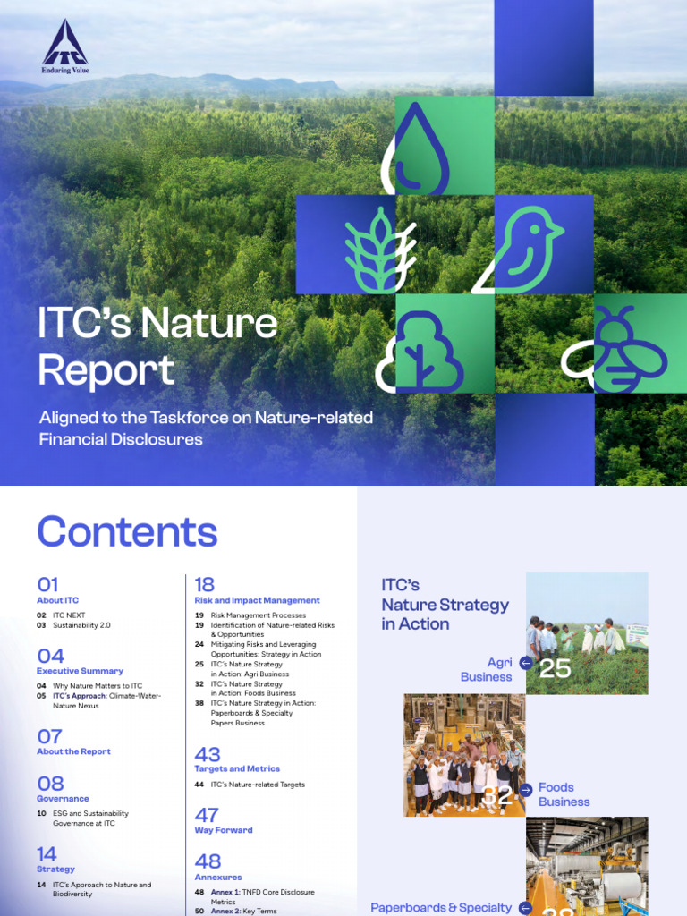 ITC's Nature Strategy and Sustainability | PDF | Sustainability ...
