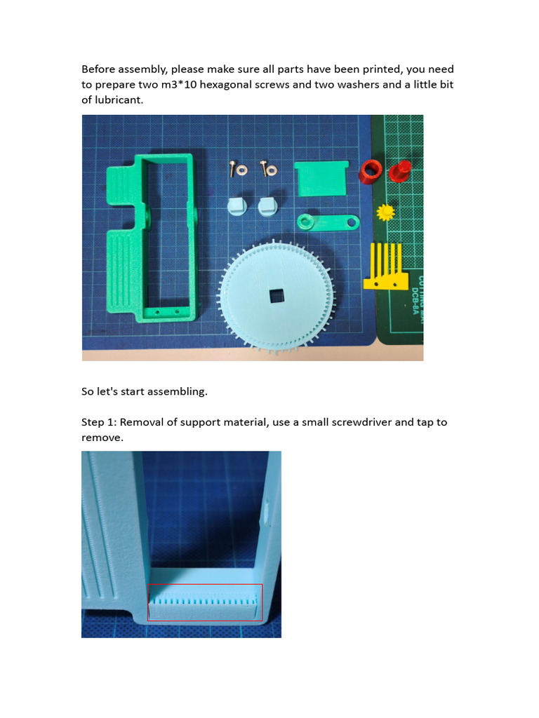 Step-by-Step Assembly Guide | PDF