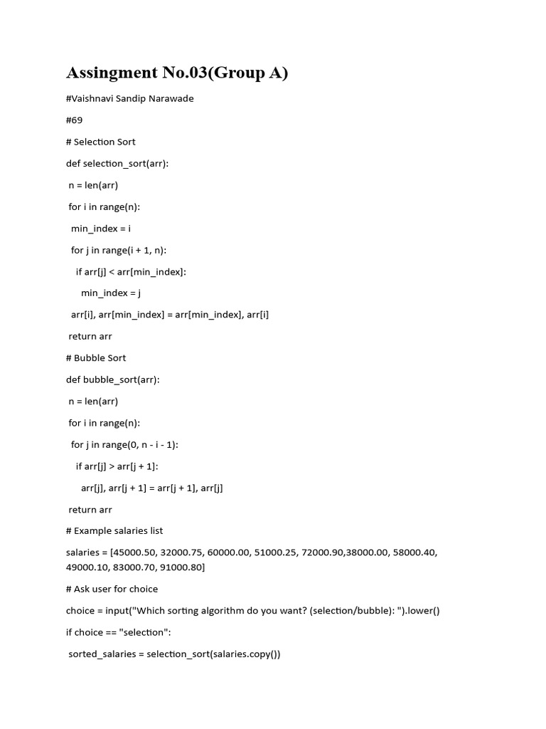 Assingment No3 | PDF