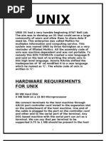 Hardware Requirements For Unix