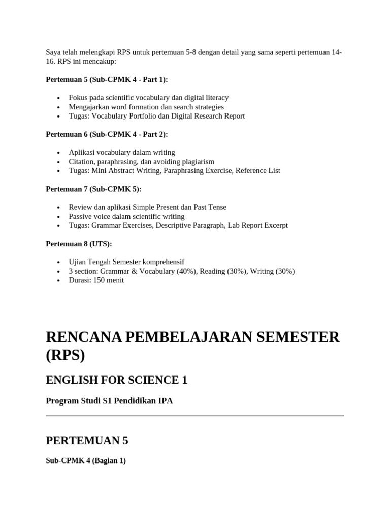 Rps English Claude Pert 5-8 | PDF | Linguistics | Human Communication